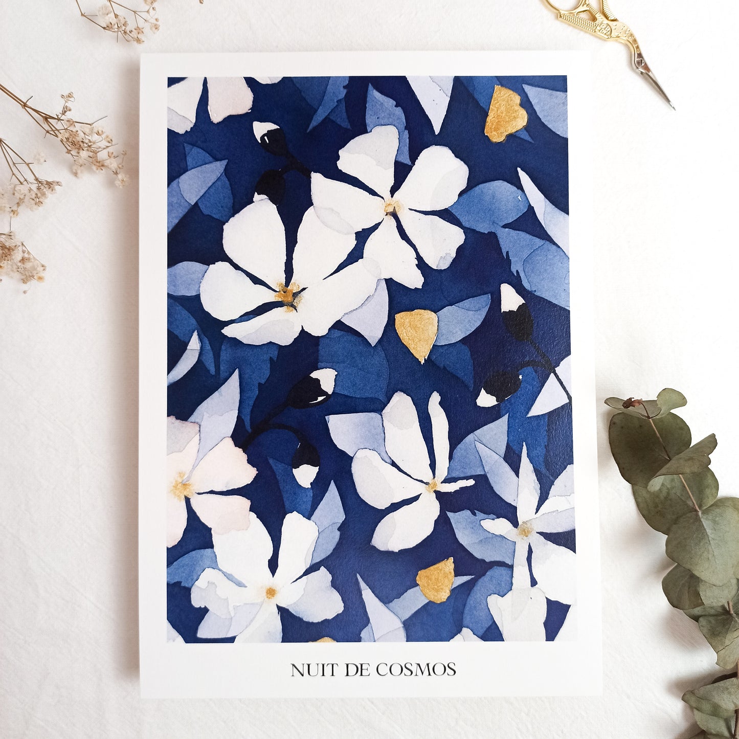 Affiche A4, A3 - Nuit de cosmos