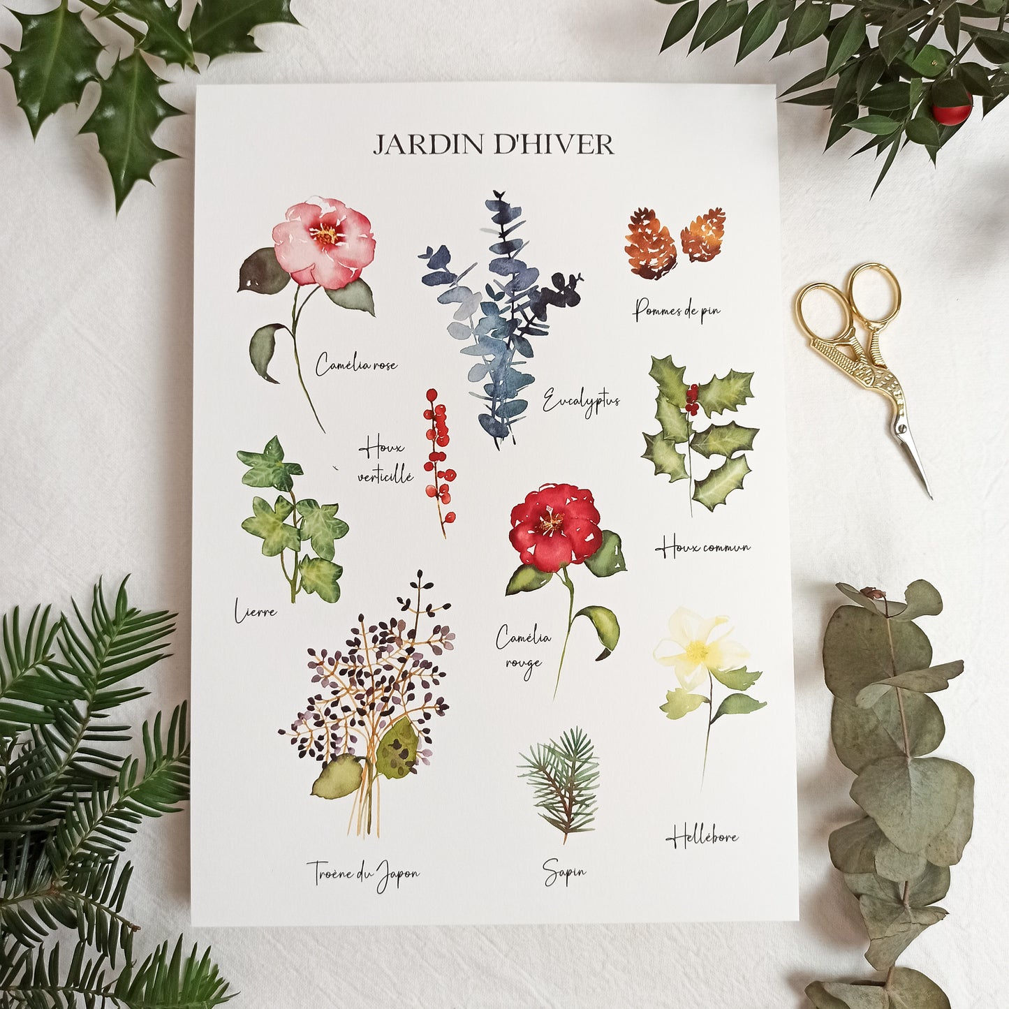 Affiche A4 - Jardin d'hiver