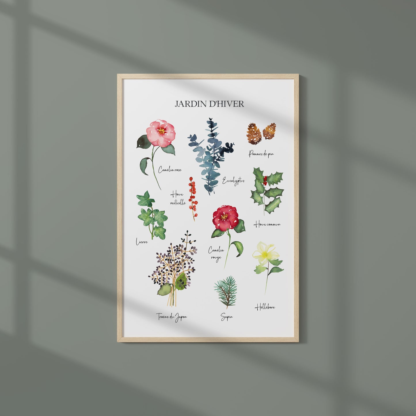 Affiche A4 - Jardin d'hiver