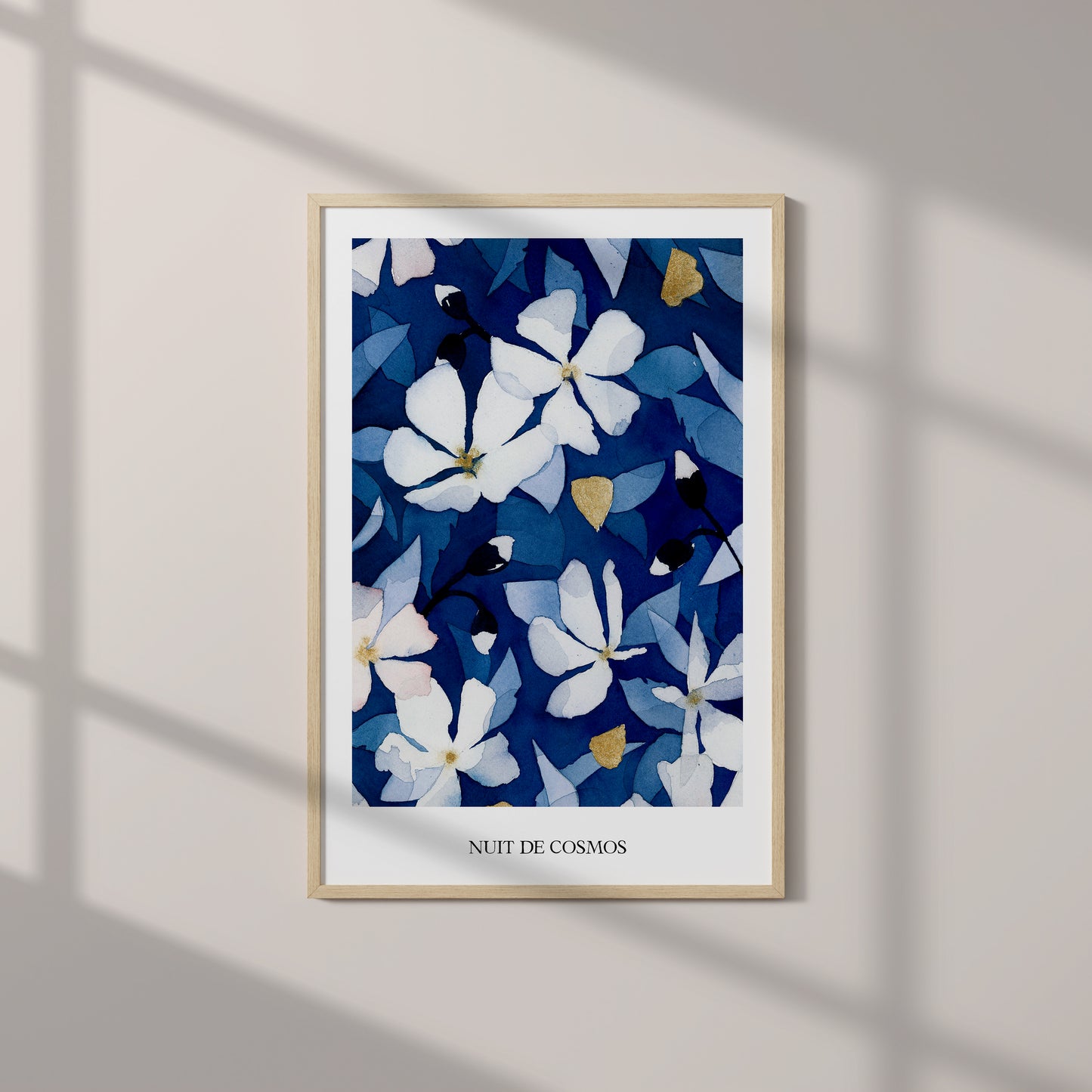 Affiche A4, A3 - Nuit de cosmos