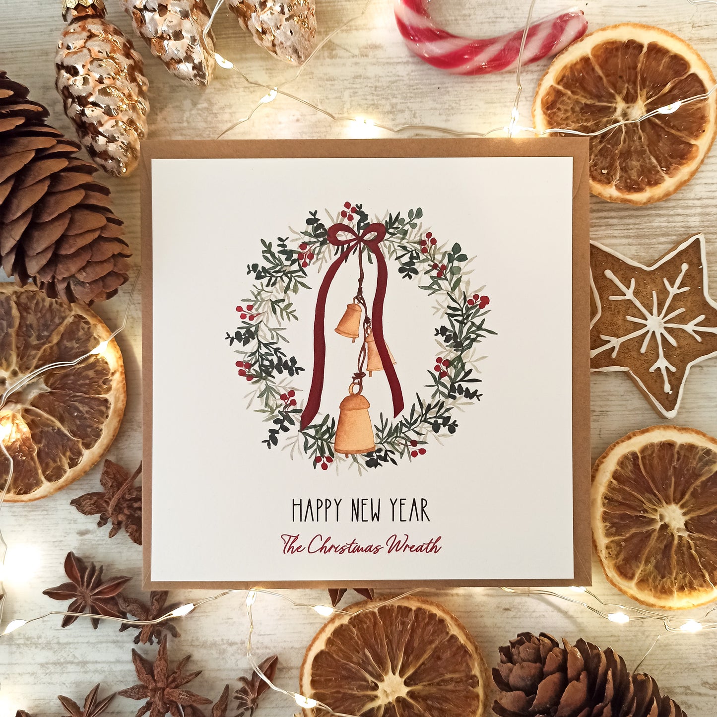 Carte - The Christmas Wreath