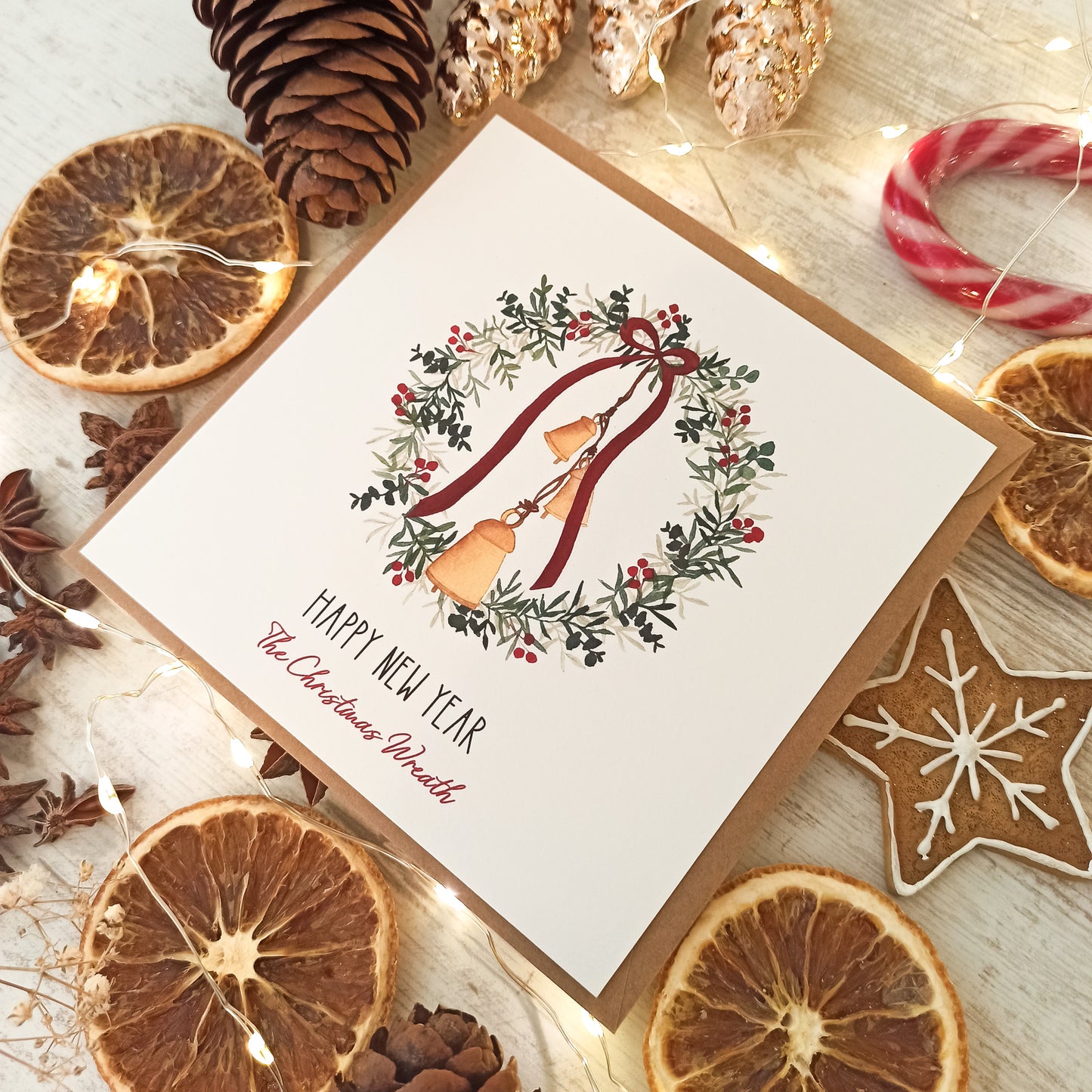 Carte - The Christmas Wreath