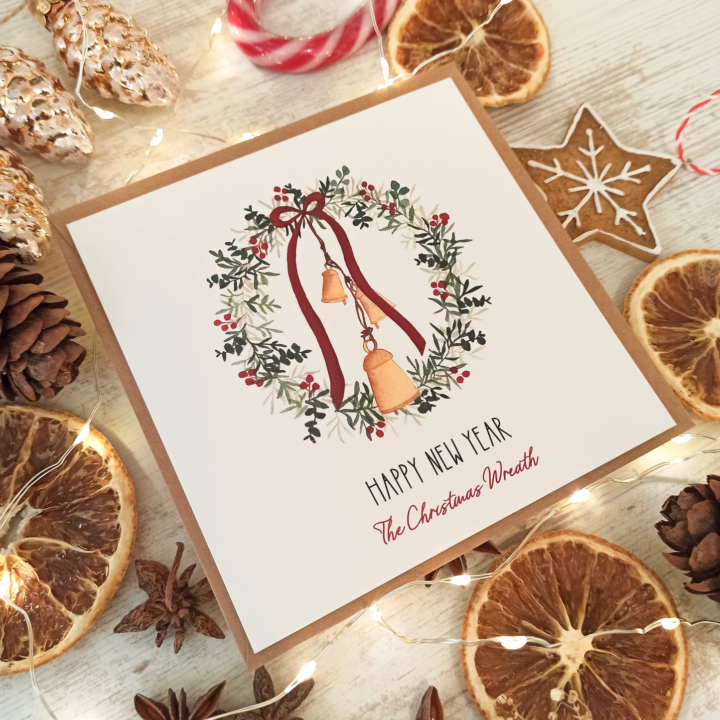 Carte - The Christmas Wreath