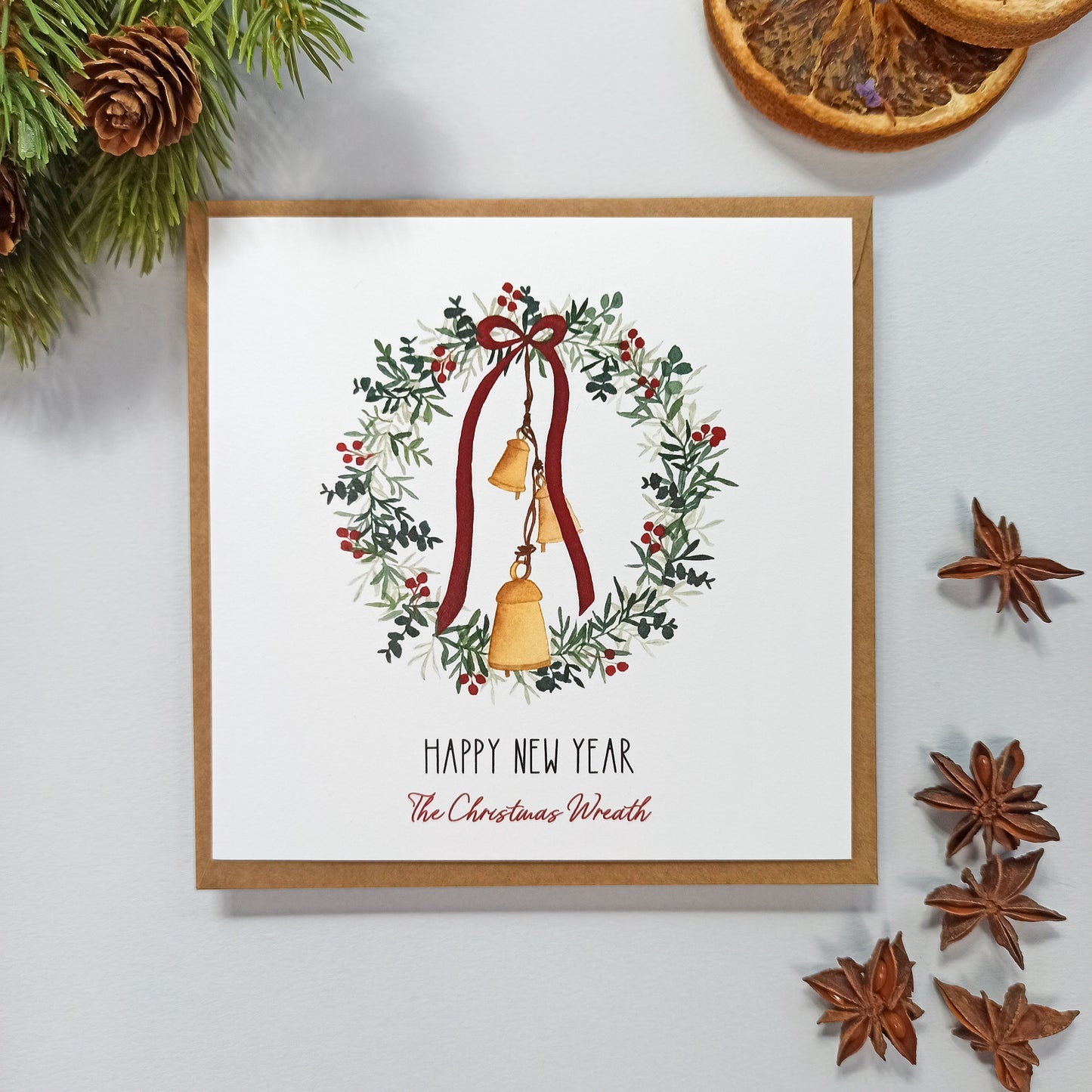 Carte - The Christmas Wreath