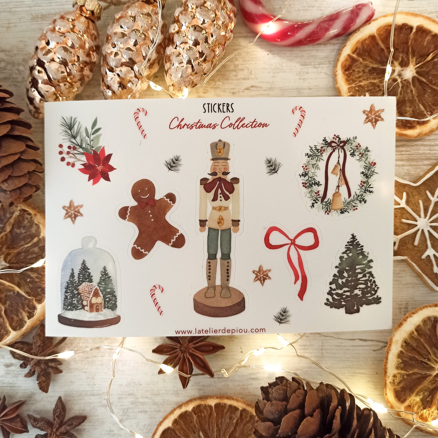 Planche Stickers "Christmas Collection"