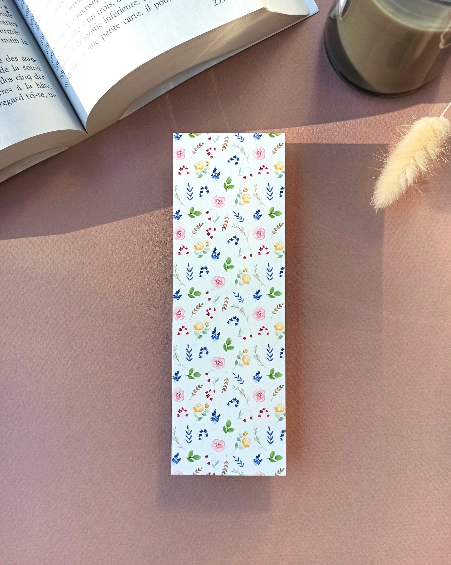 marque page aquarelle liberty